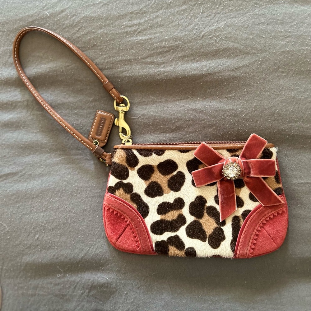 Vintage Coach Wristlet